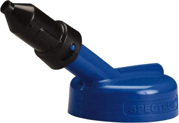 Trico - 4 Gal Capacity Polyethylene Oil Storage System - 1/2" Tip OD, 7" Straight Spout, Blue - Industrial Tool & Supply