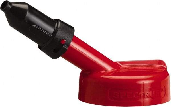 Trico - 4 Gal Capacity Polyethylene Oil Storage System - 1/2" Tip OD, 7" Straight Spout, Red - Industrial Tool & Supply
