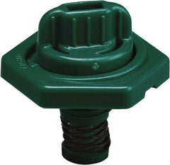 Trico - 4 Gal Capacity Polyethylene Oil Storage System - 7" Straight Spout, Dark Green - Industrial Tool & Supply