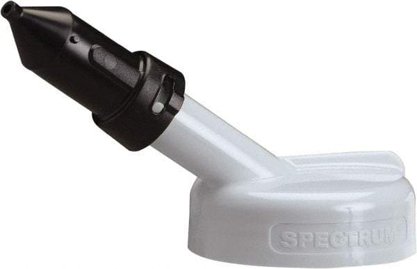 Trico - 4 Gal Capacity Polyethylene Oil Storage System - 1/4" Tip OD, 7" Straight Spout, Gray - Industrial Tool & Supply