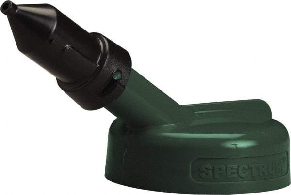 Trico - 4 Gal Capacity Polyethylene Oil Storage System - 1/4" Tip OD, 7" Straight Spout, Dark Green - Industrial Tool & Supply