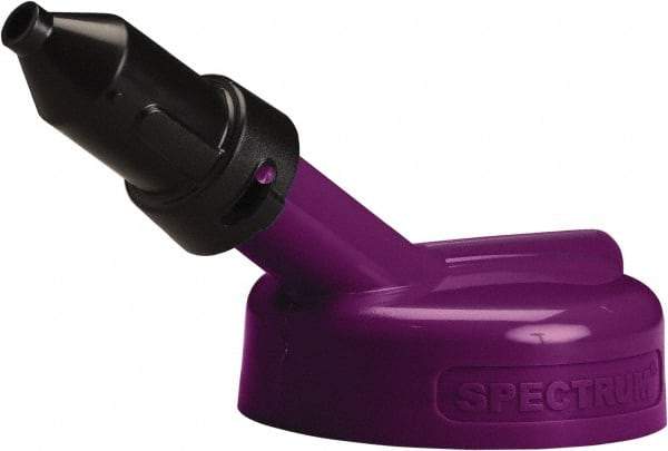 Trico - 4 Gal Capacity Polyethylene Oil Storage System - 1/2" Tip OD, 7" Straight Spout, Purple - Industrial Tool & Supply