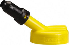 Trico - 4 Gal Capacity Polyethylene Oil Storage System - 1" Tip OD, 7" Straight Spout, Yellow - Industrial Tool & Supply