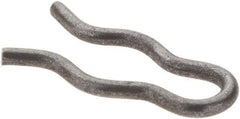 Value Collection - 7/64" Groove, 5/8" Long, Plain Spring Steel Hair Pin Clip - 3/16" Clip Diam, 0.047" Shaft Diam, Grade 2 - Industrial Tool & Supply
