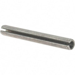 Value Collection - 7/32" Diam x 1-3/4" Long Slotted Spring Pin - Grade 1070-1090 Alloy Steel, Uncoated - Industrial Tool & Supply