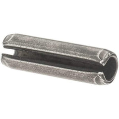 Value Collection - 7/32" Diam x 3/4" Long Slotted Spring Pin - Grade 1070-1090 Alloy Steel, Uncoated - Industrial Tool & Supply