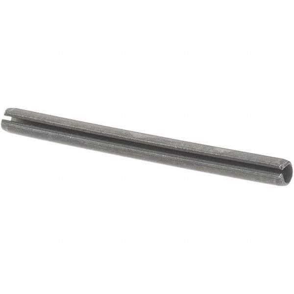 Value Collection - 5/64" Diam x 1" Long Slotted Spring Pin - Grade 1070-1090 Alloy Steel, Uncoated - Industrial Tool & Supply