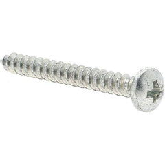 Value Collection - #10 Pan Head Phillips Sheet Metal Screw - Steel, 1-3/4" Length Under Head, Grade 2 - Industrial Tool & Supply