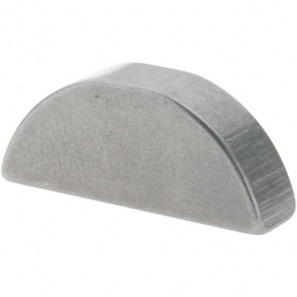 Value Collection - #707 Standard Woodruff Key - 7/8" Long x 7/32" Wide, Steel - Industrial Tool & Supply