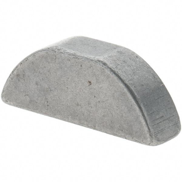 Value Collection - #505 Standard Woodruff Key - 5/8" Long x 5/32" Wide, Steel - Industrial Tool & Supply