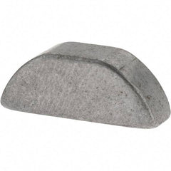 Value Collection - #605 Standard Woodruff Key - 5/8" Long x 3/16" Wide, Steel - Industrial Tool & Supply