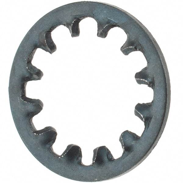 Value Collection - 7/16" Screw, Steel Internal Tooth Lock Washer - Zinc-Plated, Grade 2 - Industrial Tool & Supply