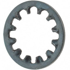 Value Collection - 7/16" Screw, Steel Internal Tooth Lock Washer - Zinc-Plated, Grade 2 - Industrial Tool & Supply