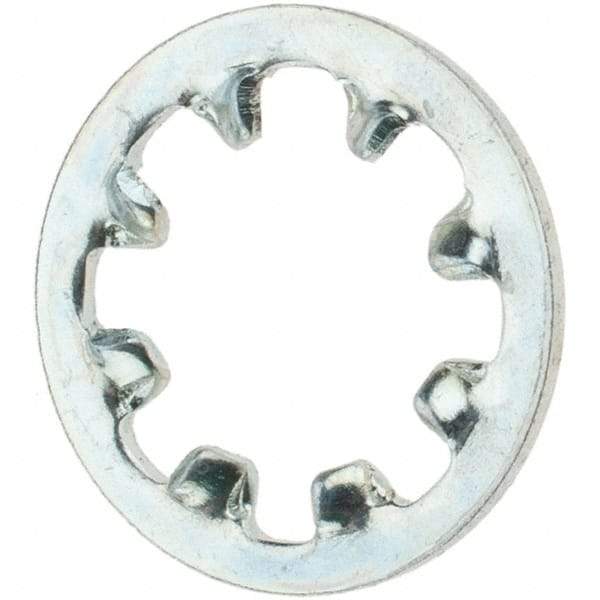 Value Collection - #12 Screw, Steel Internal Tooth Lock Washer - Zinc-Plated, Grade 2 - Industrial Tool & Supply