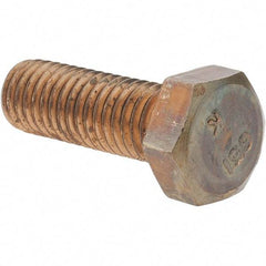Value Collection - 1/2-13 UNC, 1-1/2" Length Under Head Hex Head Cap Screw - Silicon Bronze, 3/4" Hex - Industrial Tool & Supply