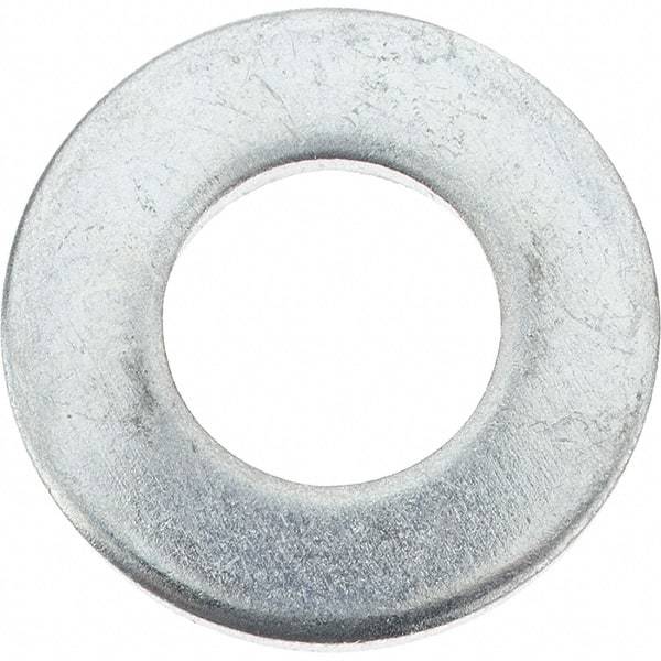 Value Collection - 5/16" Screw, Steel SAE Flat Washer - 11/32" ID x 11/16" OD, 1/16" Thick, Zinc-Plated Finish - Industrial Tool & Supply