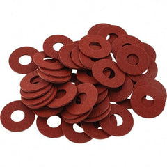 Value Collection - Vulcanized Fibre Standard Flat Washer - 0.218" ID x 0.562" OD, 0.031" Thick, Plain Finish - Industrial Tool & Supply