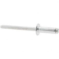RivetKing - Size 6-6 Dome Head Aluminum Open End Blind Rivet - Industrial Tool & Supply
