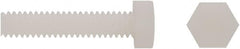Electro Hardware - 1/4-20, 7/8" Long Hex Head Cap Screw - Industrial Tool & Supply