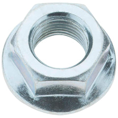 Value Collection - 1/2-20, 1.031" Flange Diam, Serrated Flange Nut - Grade Grade 2 Steel, Zinc-Plated Finish, 0.458" Flange Height - Industrial Tool & Supply