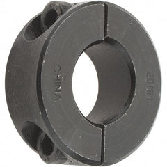 Value Collection - 20mm Bore, Steel, Two Piece Shaft Collar - 1-5/8" Outside Diam - Industrial Tool & Supply