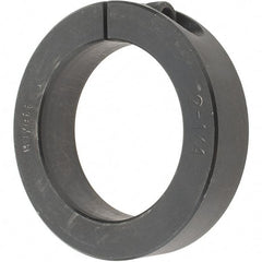 Value Collection - 2-1/4" Bore, Steel, One Piece Clamp Collar - 3-1/4" Outside Diam, 3/4" Wide - Industrial Tool & Supply