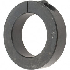 Value Collection - 1-3/4" Bore, Steel, One Piece Clamp Collar - 2-3/4" Outside Diam, 11/16" Wide - Industrial Tool & Supply
