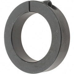 Value Collection - 2-5/16" Bore, Steel, One Piece One Piece Split Shaft Collar - 3-1/2" Outside Diam, 3/4" Wide - Industrial Tool & Supply