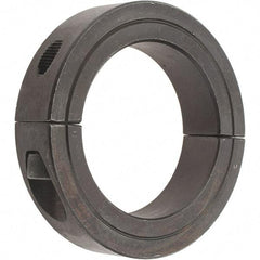 Value Collection - 2-5/16" Bore, Steel, Two Piece Two Piece Split Shaft Collar - 3-1/2" Outside Diam, 3/4" Wide - Industrial Tool & Supply