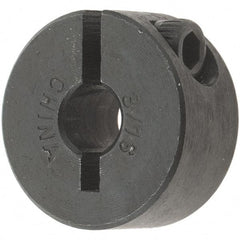 Value Collection - 3/16" Bore, Steel, One Piece Clamp Collar - 11/16" Outside Diam, 5/16" Wide - Industrial Tool & Supply