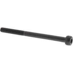 Value Collection - M4x0.70 Metric Coarse Hex Socket Drive, Socket Cap Screw - Grade 12.9 Alloy Steel, Black Oxide Finish, Partially Threaded, 55mm Length Under Head - Industrial Tool & Supply