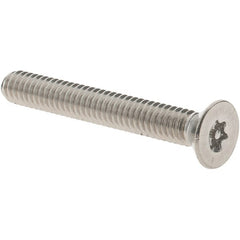 Value Collection - #8-32 UNC Pin In Torx Flat Socket Cap Screw - Industrial Tool & Supply