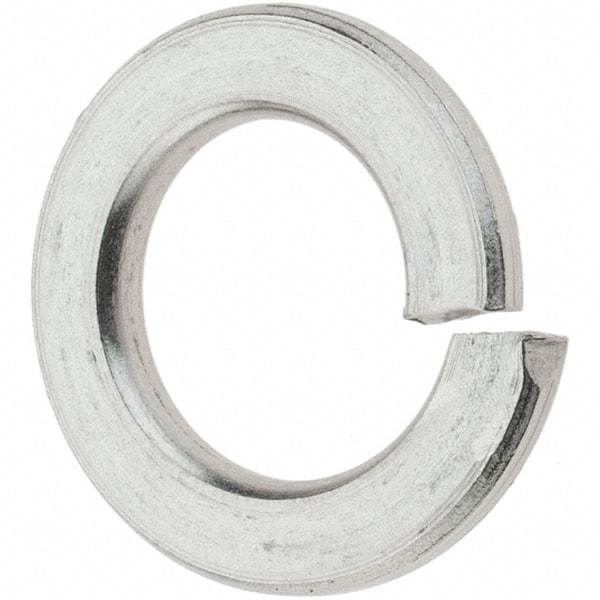 Value Collection - M10, 10.2mm ID, 18.1mm OD, 2.2mm Thick Split Lock Washer - 316 Austenitic Grade A4 Stainless Steel, Uncoated, 10.2mm Min ID, 10.7mm Max ID, 18.1mm Max OD - Industrial Tool & Supply