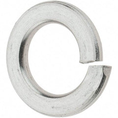 Value Collection - M10, 10.2mm ID, 18.1mm OD, 2.2mm Thick Split Lock Washer - 316 Austenitic Grade A4 Stainless Steel, Uncoated, 10.2mm Min ID, 10.7mm Max ID, 18.1mm Max OD - Industrial Tool & Supply