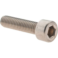 Value Collection - M5x0.80 Metric Coarse Hex Socket Drive, Socket Cap Screw - Grade 316 & Austenitic A4 Stainless Steel, Uncoated, Fully Threaded, 20mm Length Under Head - Industrial Tool & Supply