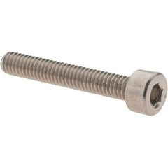 Value Collection - M4x0.70 Metric Coarse Hex Socket Drive, Socket Cap Screw - Grade 316 & Austenitic A4 Stainless Steel, Uncoated, Partially Threaded, 25mm Length Under Head - Industrial Tool & Supply