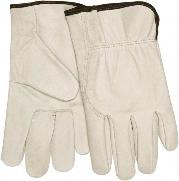 MCR Safety - Leather Work Gloves - Industrial Tool & Supply