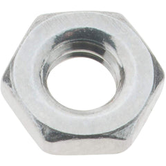 Value Collection - M4x0.70 Metric Coarse Stainless Steel Right Hand Hex Jam Nut - 7mm Across Flats, 2.2mm High, Uncoated - Industrial Tool & Supply