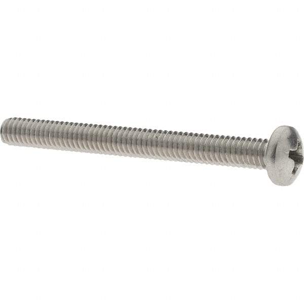 Value Collection - #8-32 UNC, 1-3/4" Length Under Head Phillips Drive Machine Screw - Pan Head, Grade 18-8 Stainless Steel, Uncoated, Without Washer - Industrial Tool & Supply
