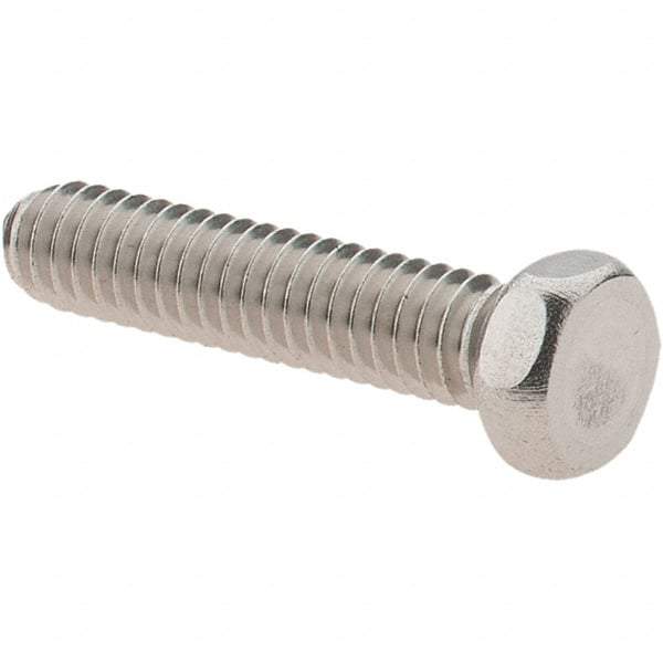 Value Collection - #8-32 UNC, 3/4" Length Under Head Hex Drive Machine Screw - Hex Head, Grade 18-8 Stainless Steel, Uncoated, Without Washer - Industrial Tool & Supply