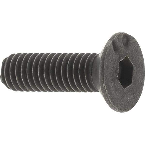 Value Collection - M3x0.50 Metric Coarse Hex Socket Drive, 90° Flat Screw - Grade 12.9 Alloy Steel, Black Oxide Finish, Fully Threaded, 10mm OAL - Industrial Tool & Supply