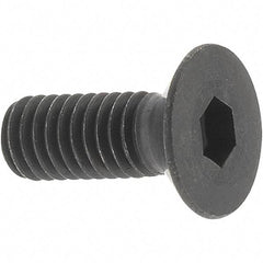 Value Collection - M3x0.50 Metric Coarse Hex Socket Drive, 90° Flat Screw - Grade 12.9 Alloy Steel, Black Oxide Finish, Fully Threaded, 8mm OAL - Industrial Tool & Supply
