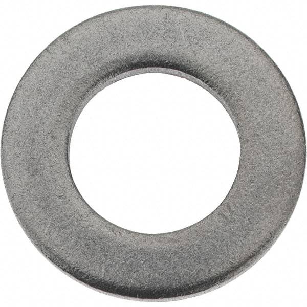 Value Collection - M12 Screw, Steel Standard Flat Washer - 13mm ID x 24mm OD, 2.5mm Thick, Zinc-Plated Finish - Industrial Tool & Supply