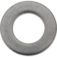 Value Collection - M12 Screw, Steel Standard Flat Washer - 13mm ID x 24mm OD, 2.5mm Thick, Zinc-Plated Finish - Industrial Tool & Supply