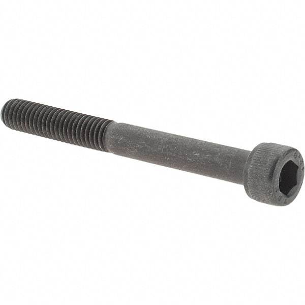 Value Collection - M6x1.00 Metric Coarse Hex Socket Drive, Socket Cap Screw - Grade 12.9 Alloy Steel, Black Oxide Finish, Partially Threaded, 55mm Length Under Head - Industrial Tool & Supply