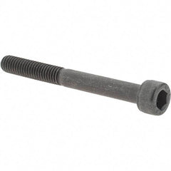 Value Collection - M6x1.00 Metric Coarse Hex Socket Drive, Socket Cap Screw - Grade 12.9 Alloy Steel, Black Oxide Finish, Partially Threaded, 55mm Length Under Head - Industrial Tool & Supply