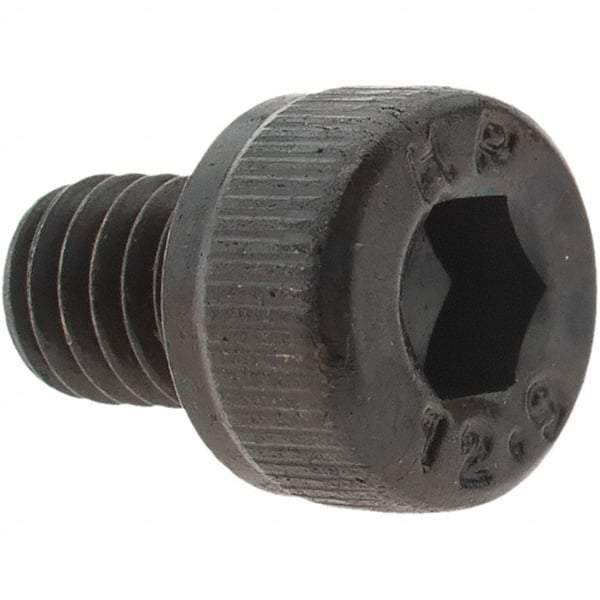 Value Collection - M4x0.70 Metric Coarse Hex Socket Drive, Socket Cap Screw - Grade 12.9 Alloy Steel, Black Oxide Finish, Fully Threaded, 5mm Length Under Head - Industrial Tool & Supply