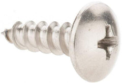 Value Collection - #10 Truss Head Phillips Sheet Metal Screw - Stainless Steel, 5/8" Length Under Head, Grade 18-8 - Industrial Tool & Supply