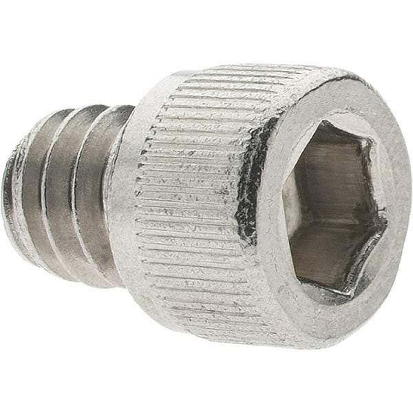 Value Collection - 1/4-20 UNC Hex Socket Drive, Socket Cap Screw - Grade 18-8 Stainless Steel, Uncoated, 1/4" Length Under Head - Industrial Tool & Supply