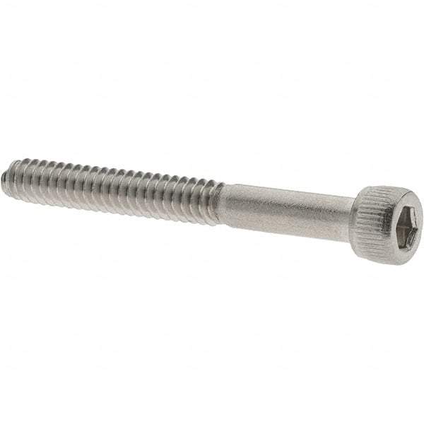 Value Collection - #6-32 UNC Hex Socket Drive, Socket Cap Screw - Grade 18-8 Stainless Steel, 1-1/4" Length Under Head - Industrial Tool & Supply